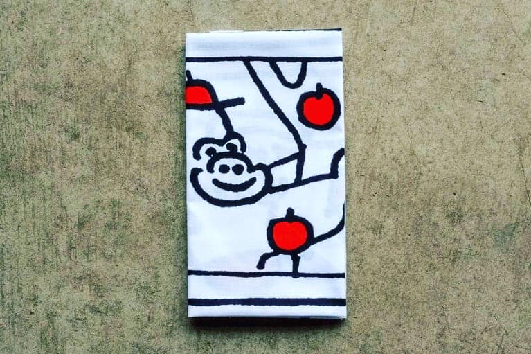 手ぬぐい　100&ORANGE